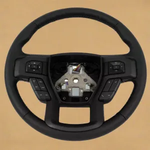 2015-2016 Ford F-150 Leather Steering Wheel Without Adaptive Cruise or Sync II