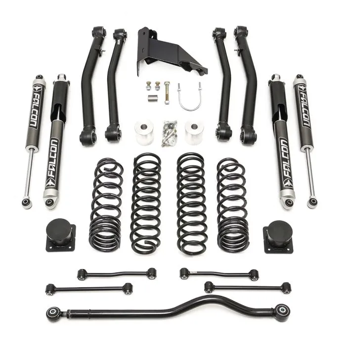 2020-2023 Jeep JT Gladiator Terrain Flex Max 4-Arm Kit With Falcon 2.1 Shocks