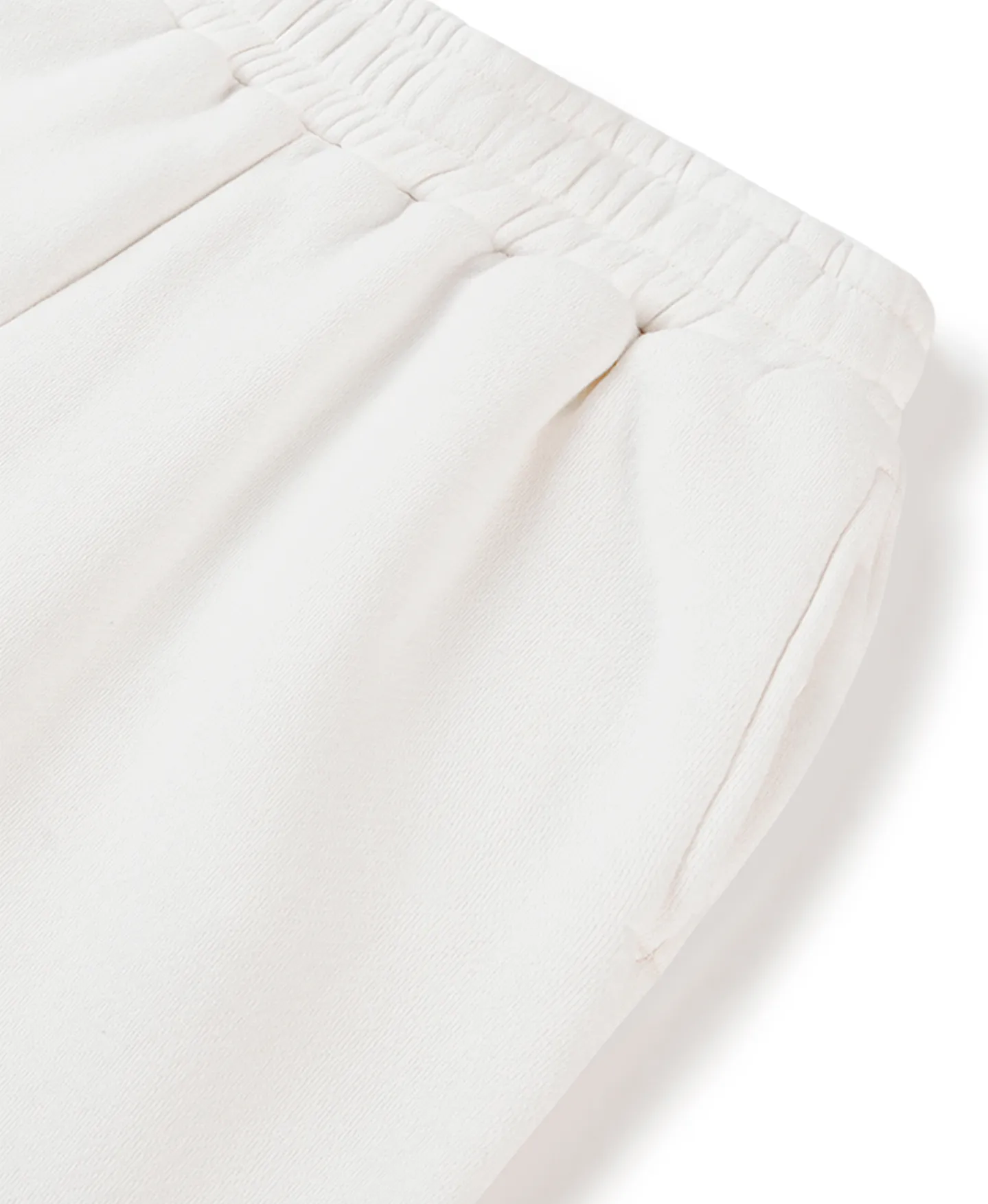 450 GSM 'Bone White' Straight-leg Pants