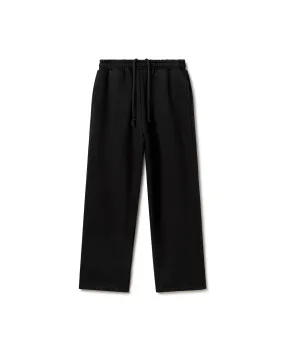 450 GSM 'Jet Black' Straight-leg Pants