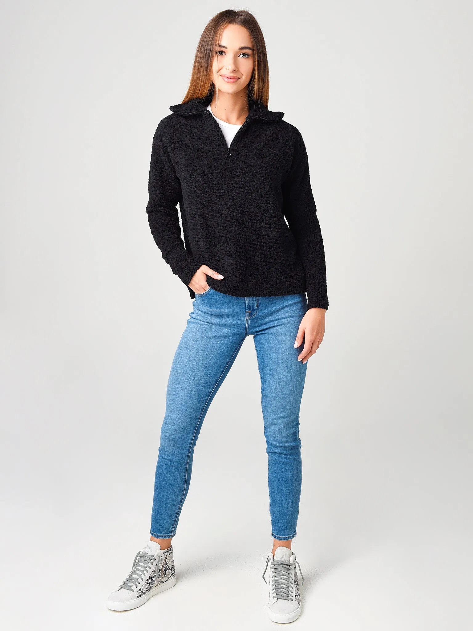 525 Women's Half-Zip Pullover Fleece Sweater