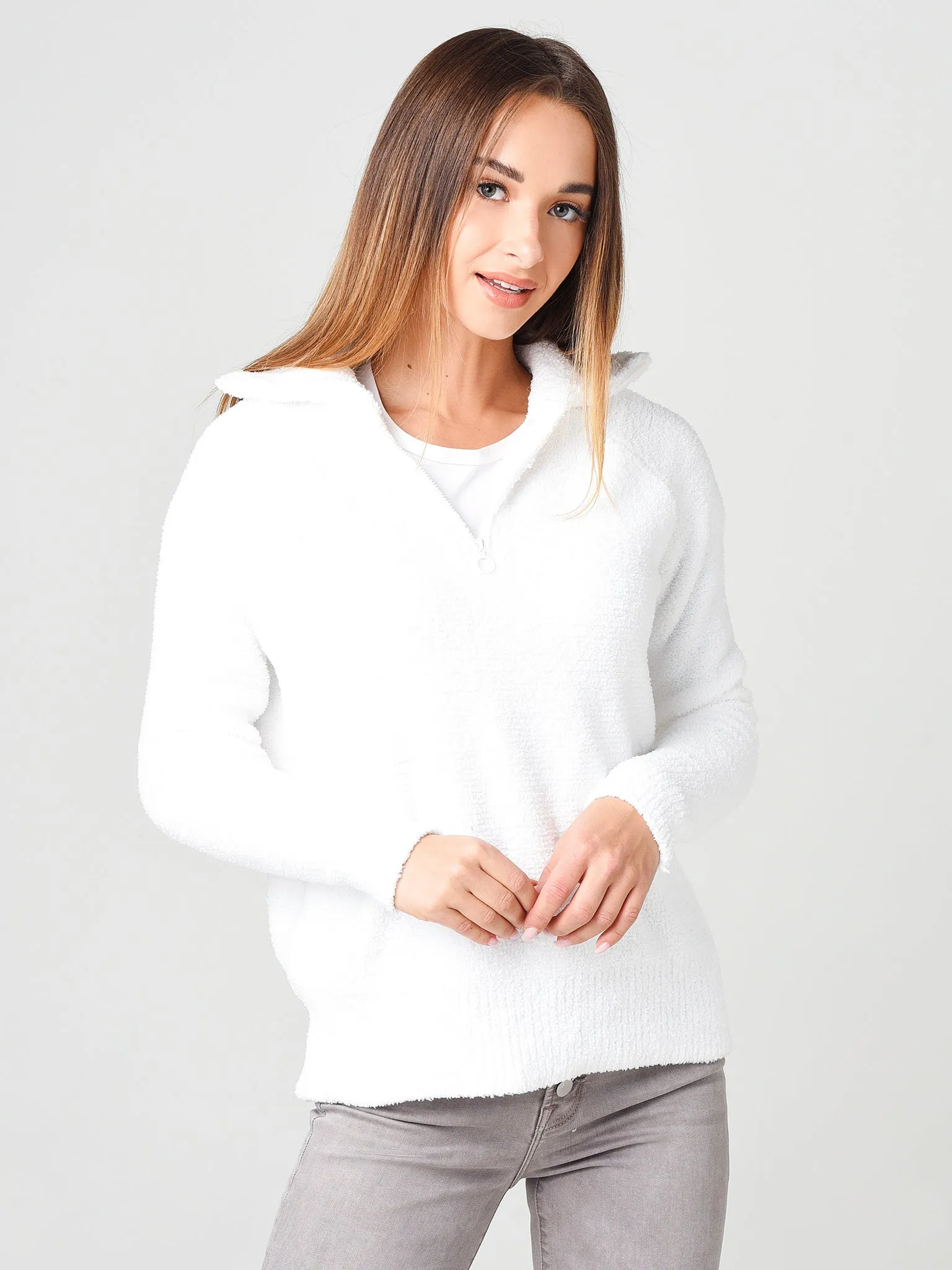 525 Women's Half-Zip Pullover Fleece Sweater