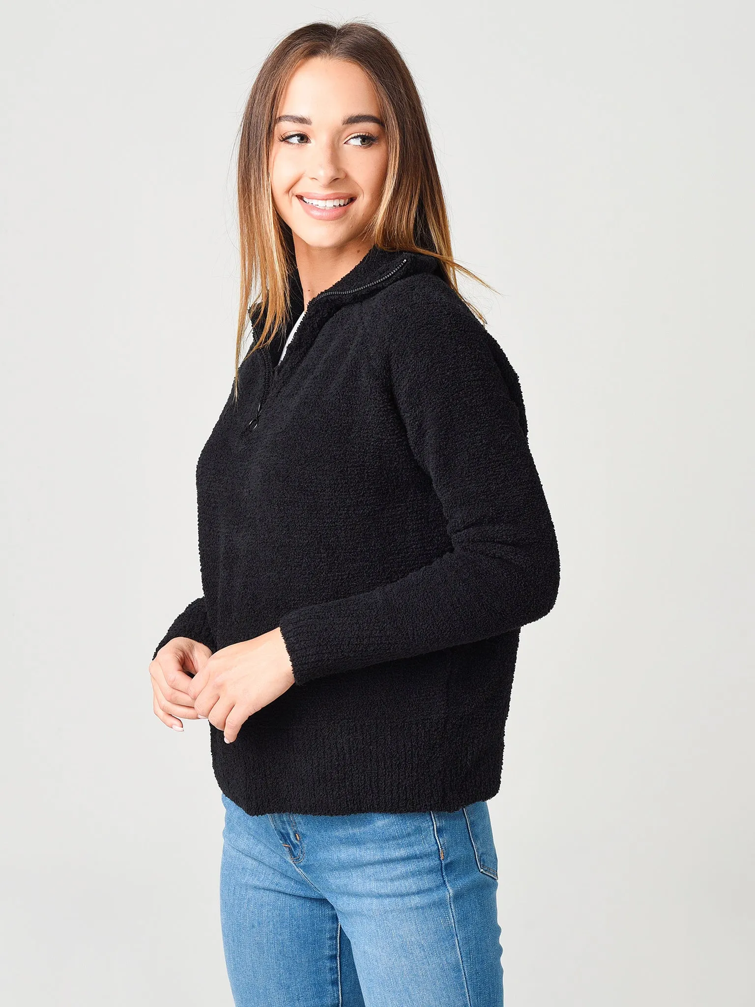 525 Women's Half-Zip Pullover Fleece Sweater