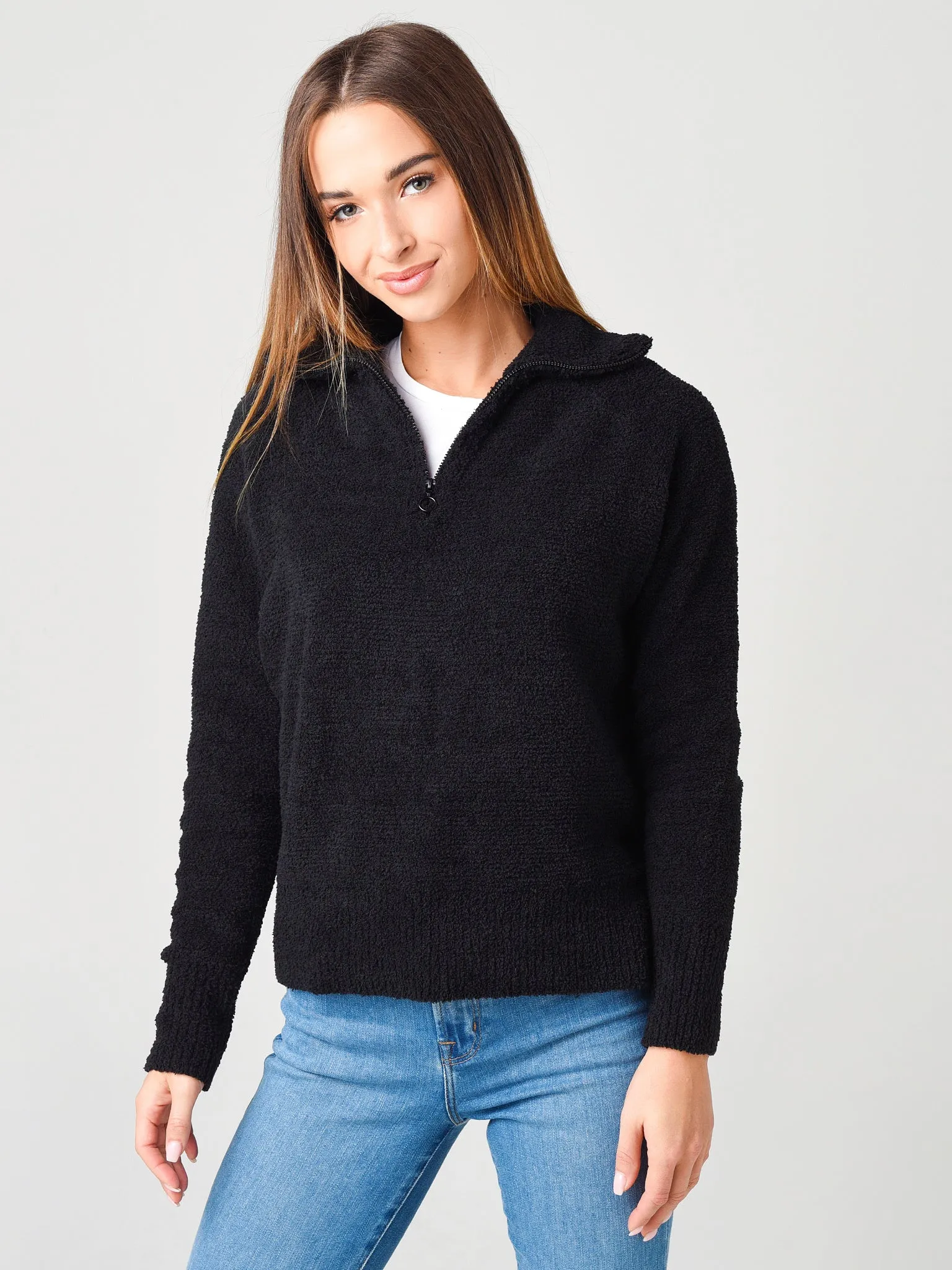 525 Women's Half-Zip Pullover Fleece Sweater