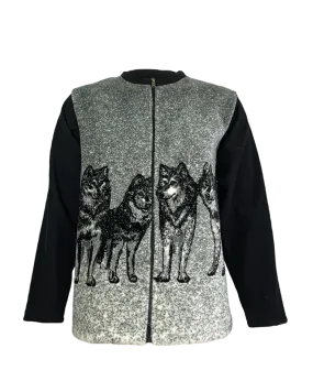 Adaptive Fleece Zip Jacket, Wolf