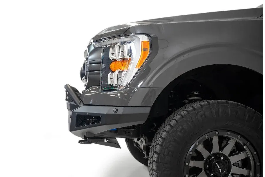 Addictive Desert Designs Honeybadger Front Bumper w/ Top Hoop - F150