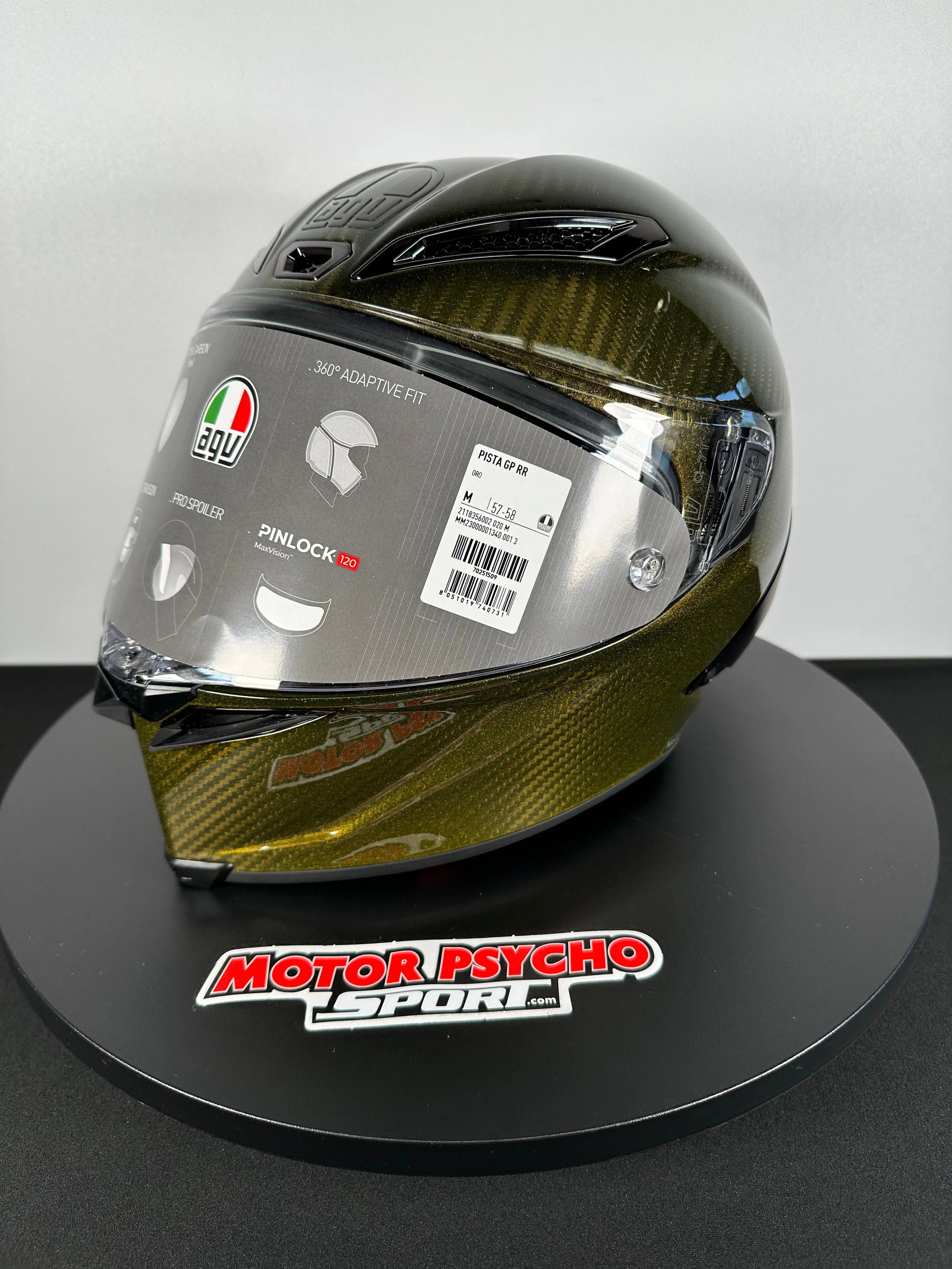 AGV Pista GP RR Helmet - Oro Limited Edition - Size Small - OPEN BOX