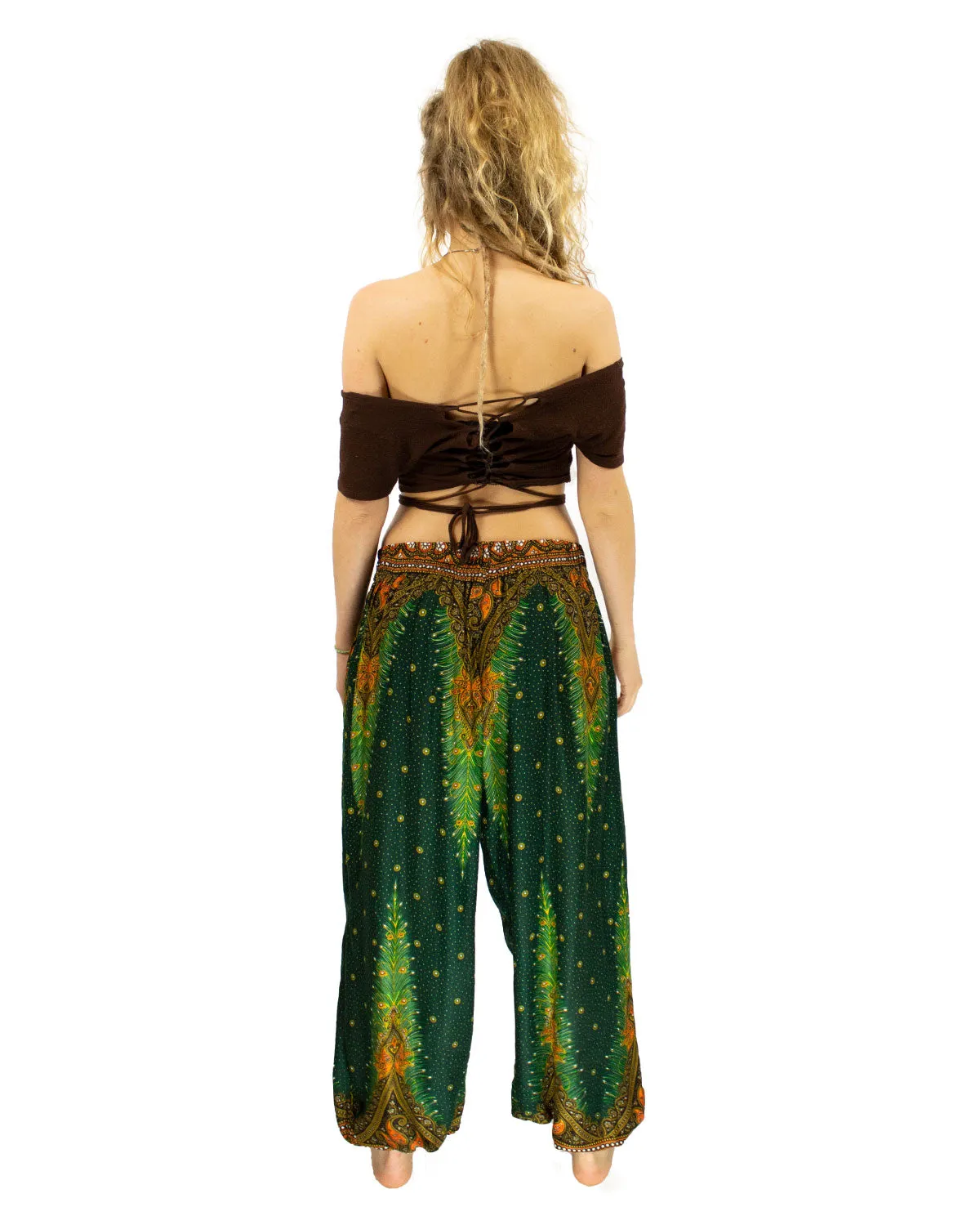 Aladdin Harem Pants Green