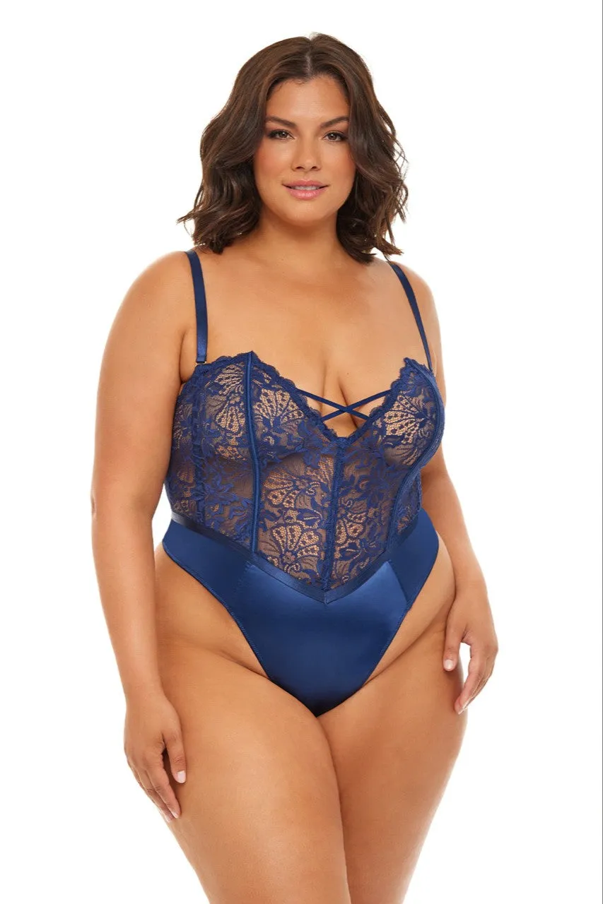 ANDIE LACE TEDDY PLUS