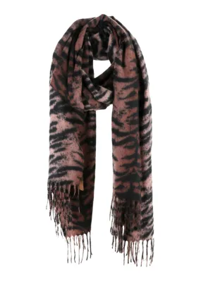 Animal Print Tiger Scarf