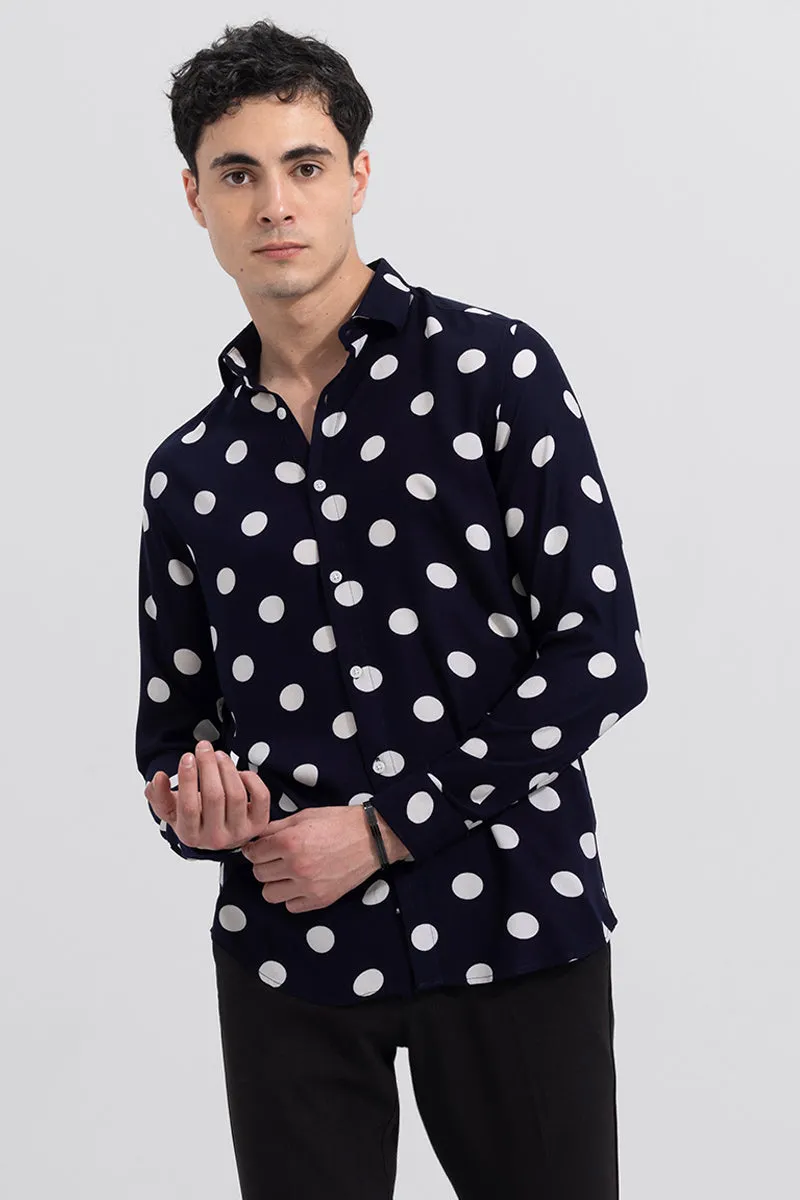 AntiQue Curves Navy Shirt