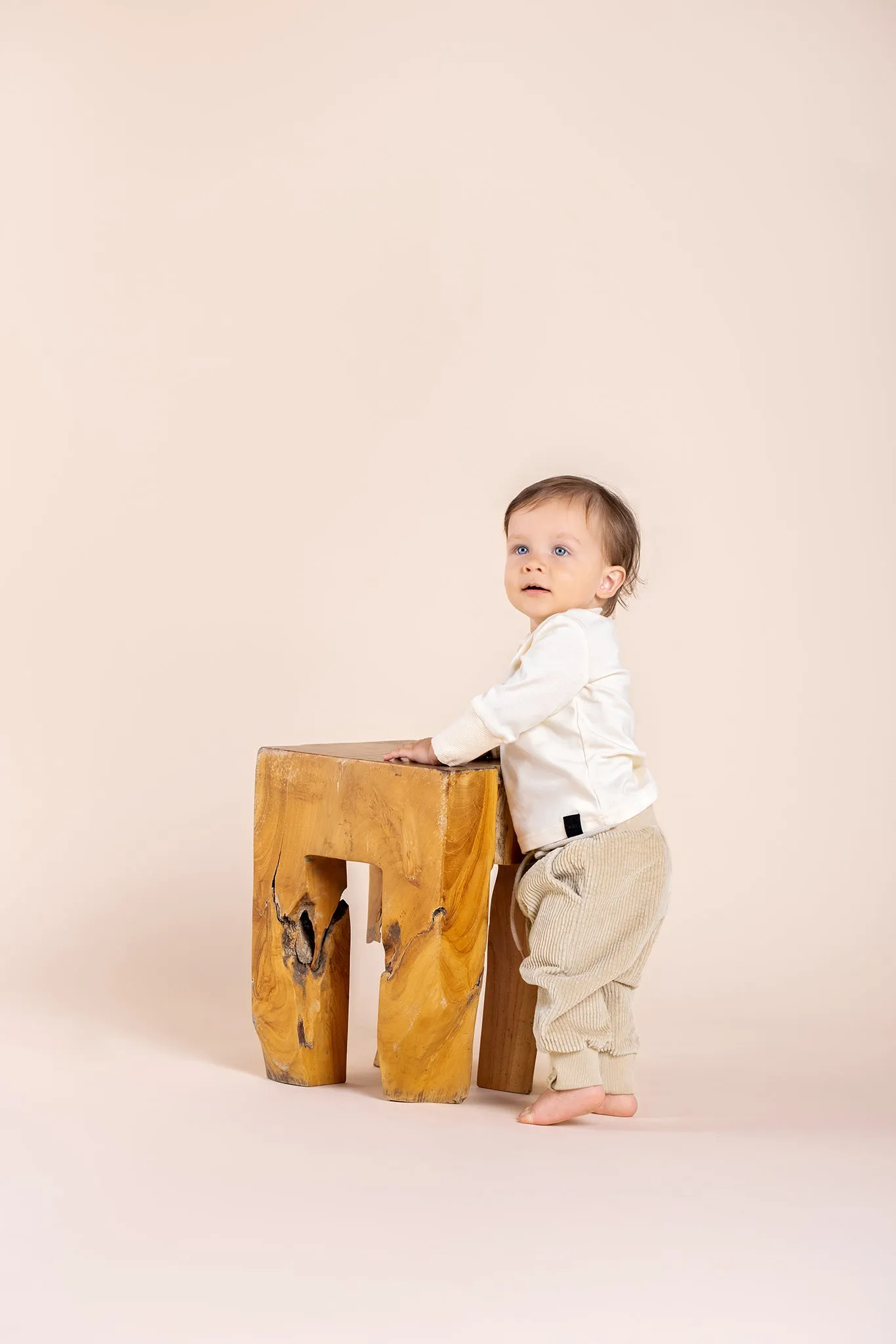 Baby Corduroy Joggers l Beige