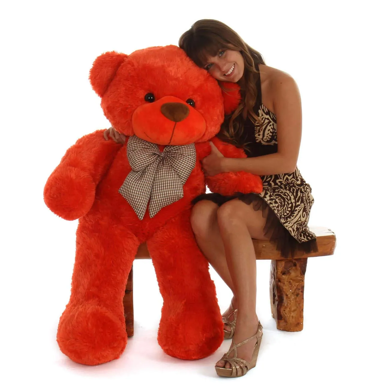 Back BANCHERS Teddy Bear for Kids | Teddy Bear for Girls | Birthday Gift for Women | Birthday Gift for Wife | Valentine Gift (3 Feet) (RED)