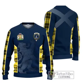 Barclay Dress Modern Tartan Ugly Sweater with Family Crest and Lion Rampant Vibes Sport Style