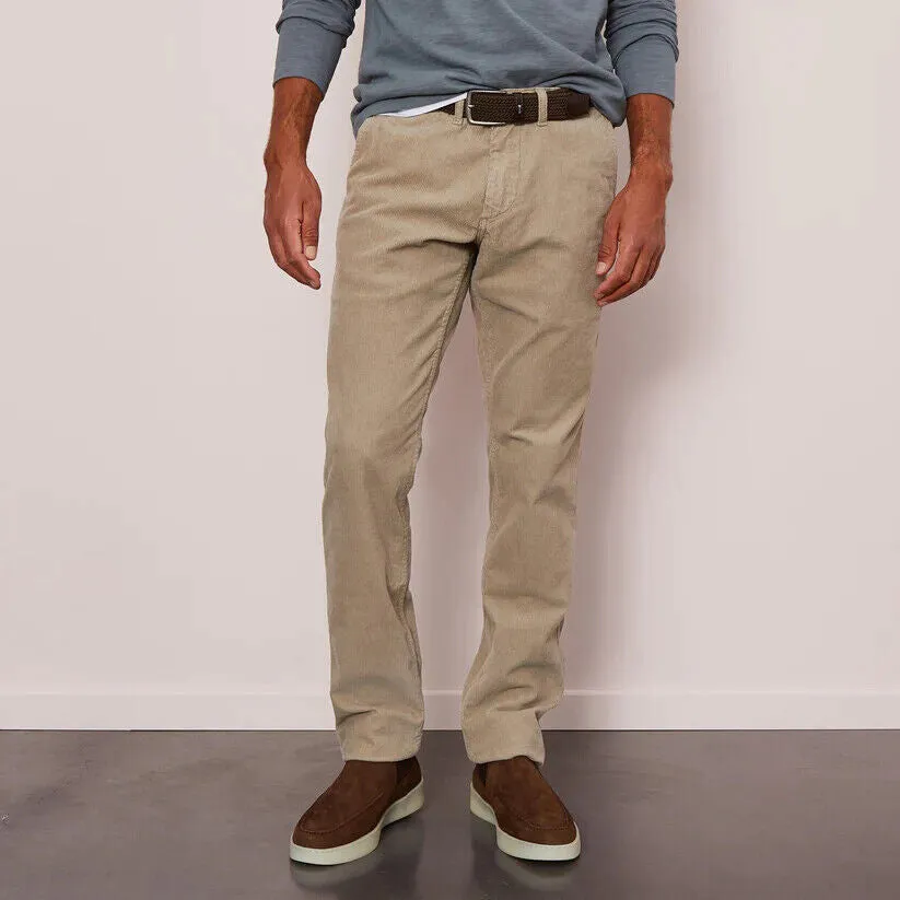 Beige Corduroy Chinos