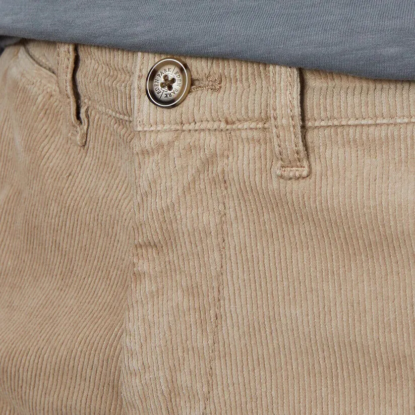 Beige Corduroy Chinos