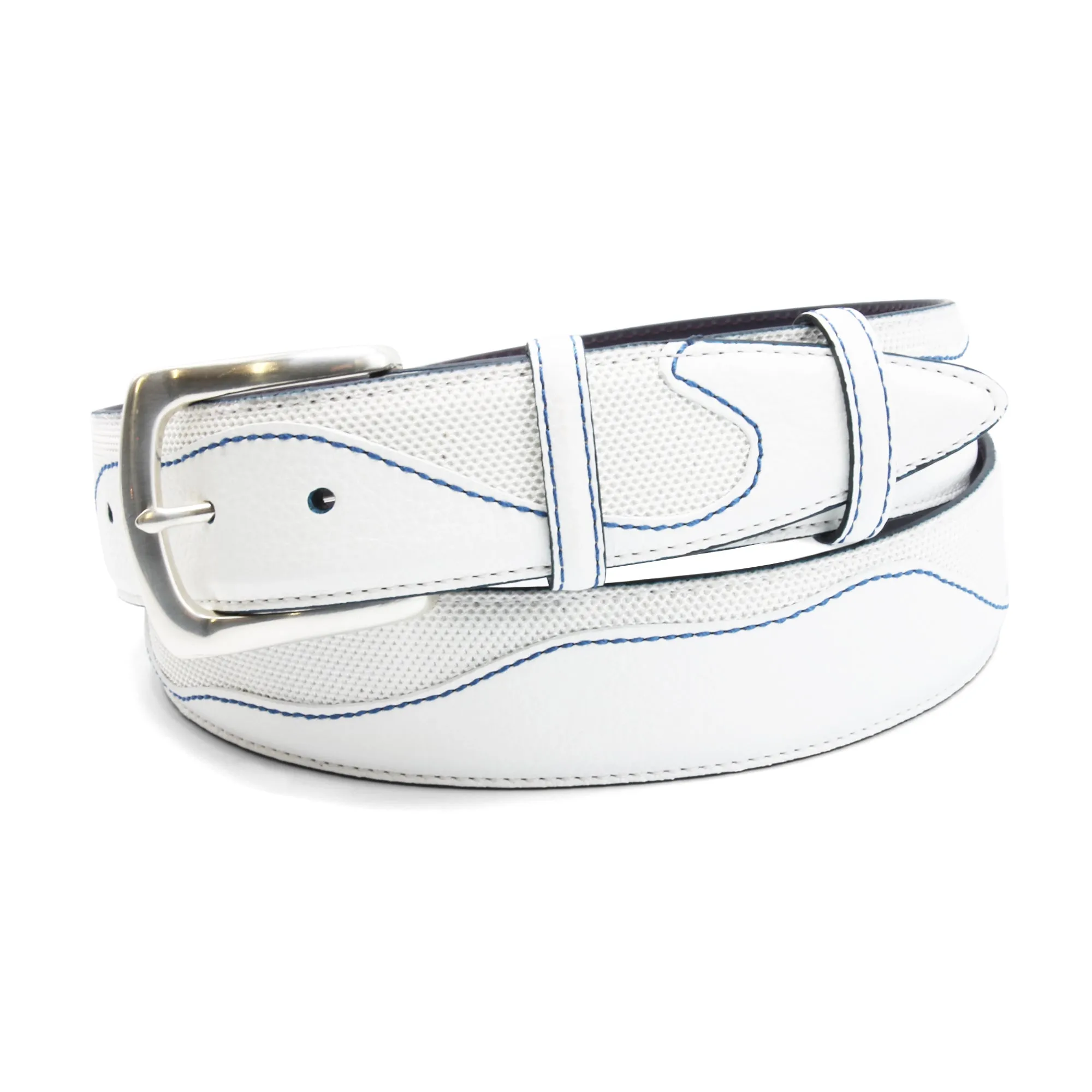 Belafonte Sport White/Royal Performance Belt