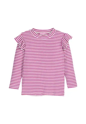 Bisby Sadie Top Fruit Punch Sparkle Stripe 5109