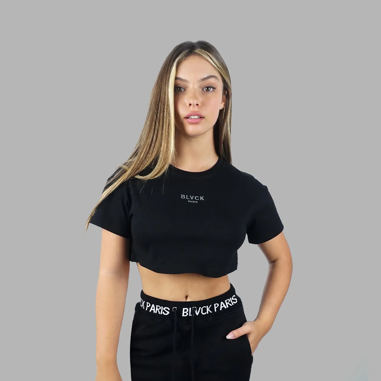 Blvck Rose Cropped Tee