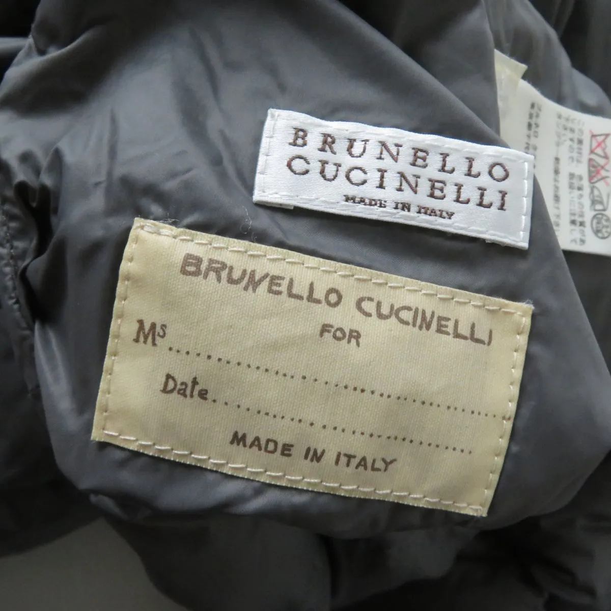 Brunello Cucinelli Reversible Down Coat with Fox Fur Collar