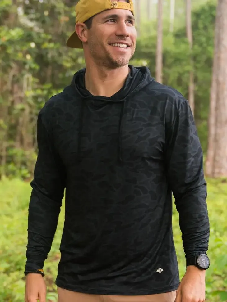 Burlebo Black Camo Performance Hoodie