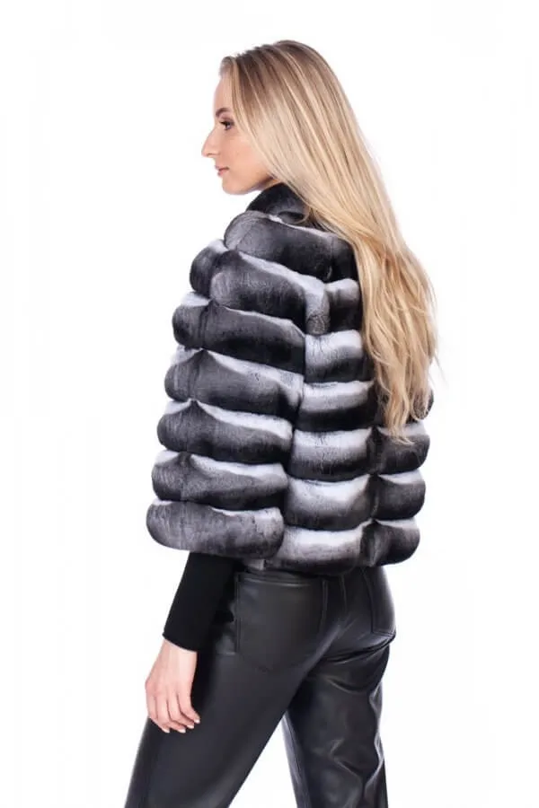 Chinchilla Fur Short Jacket