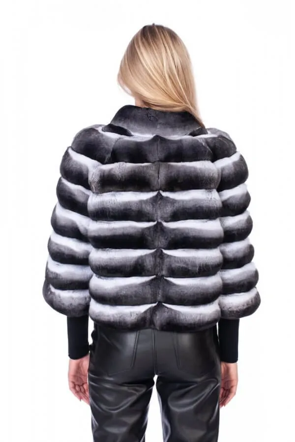 Chinchilla Fur Short Jacket