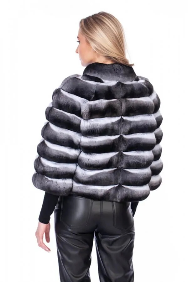 Chinchilla Fur Short Jacket