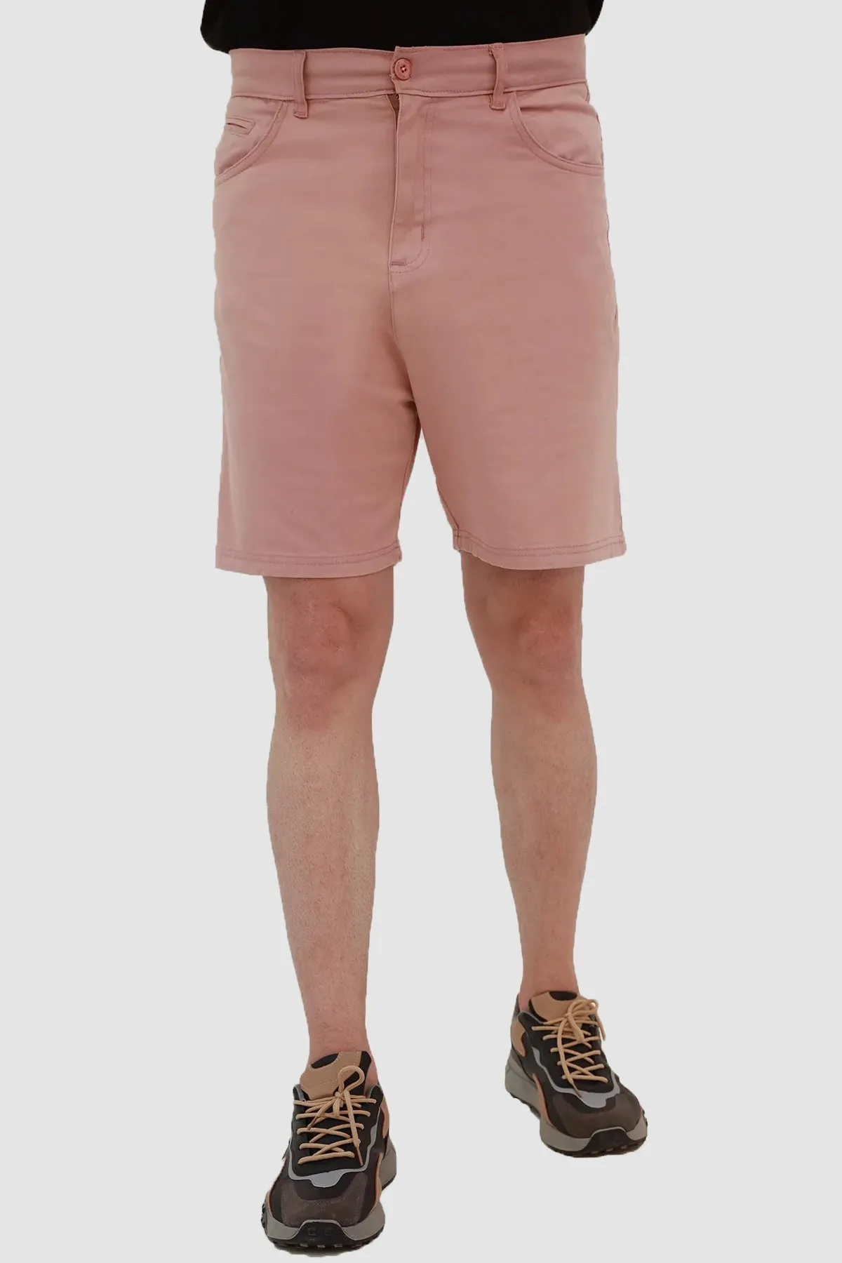 Coral Cotton Stretchy Chinos Shorts - S22 - MSH042R