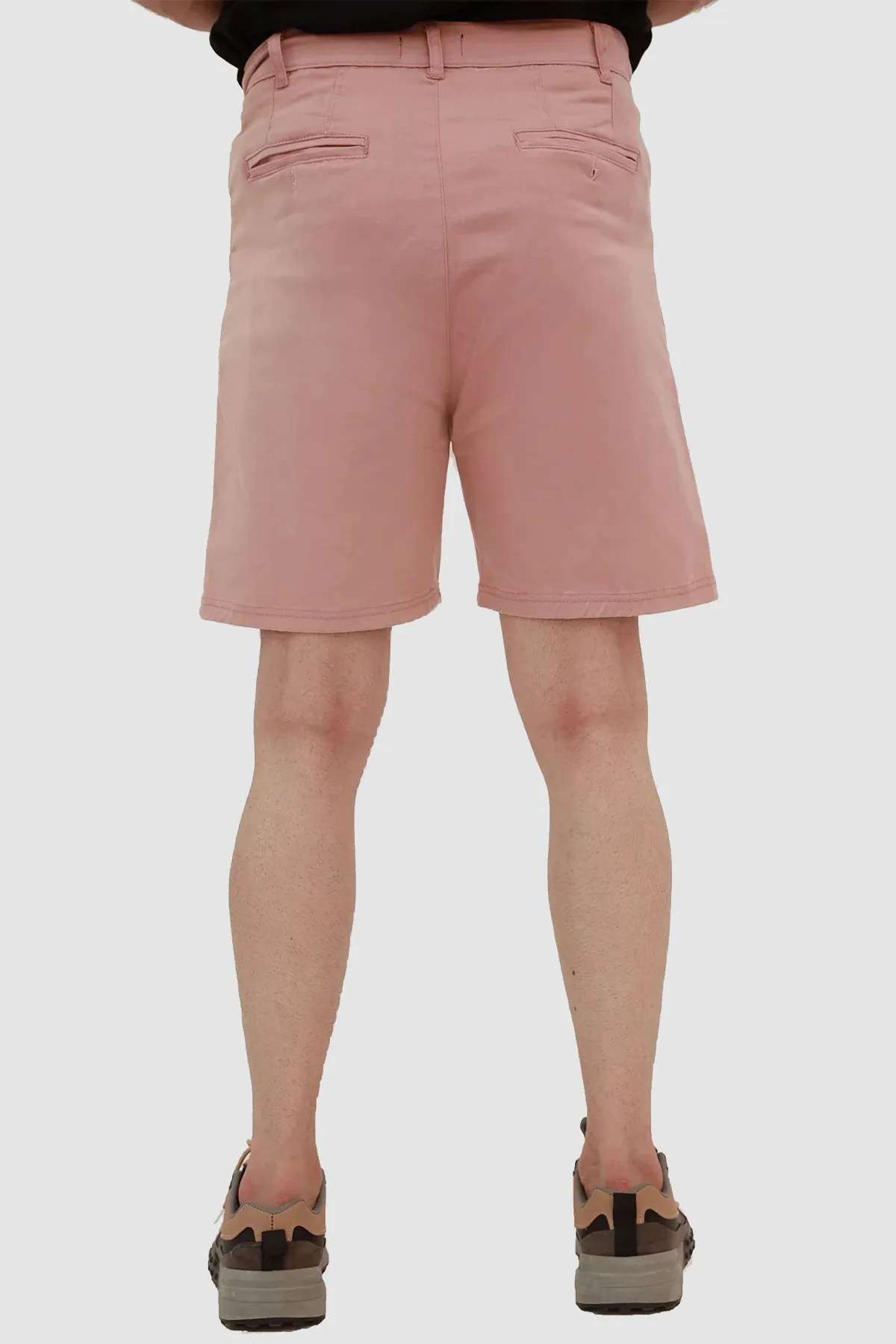 Coral Cotton Stretchy Chinos Shorts - S22 - MSH042R