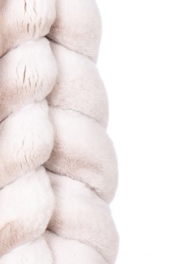 Cream Chinchilla Fur Coat