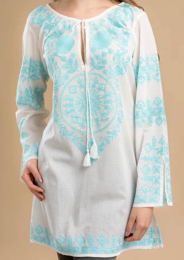 Daksha Embroidered Tunic Top