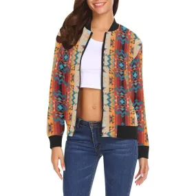 Dark Sandway Bomber Jacket for Women