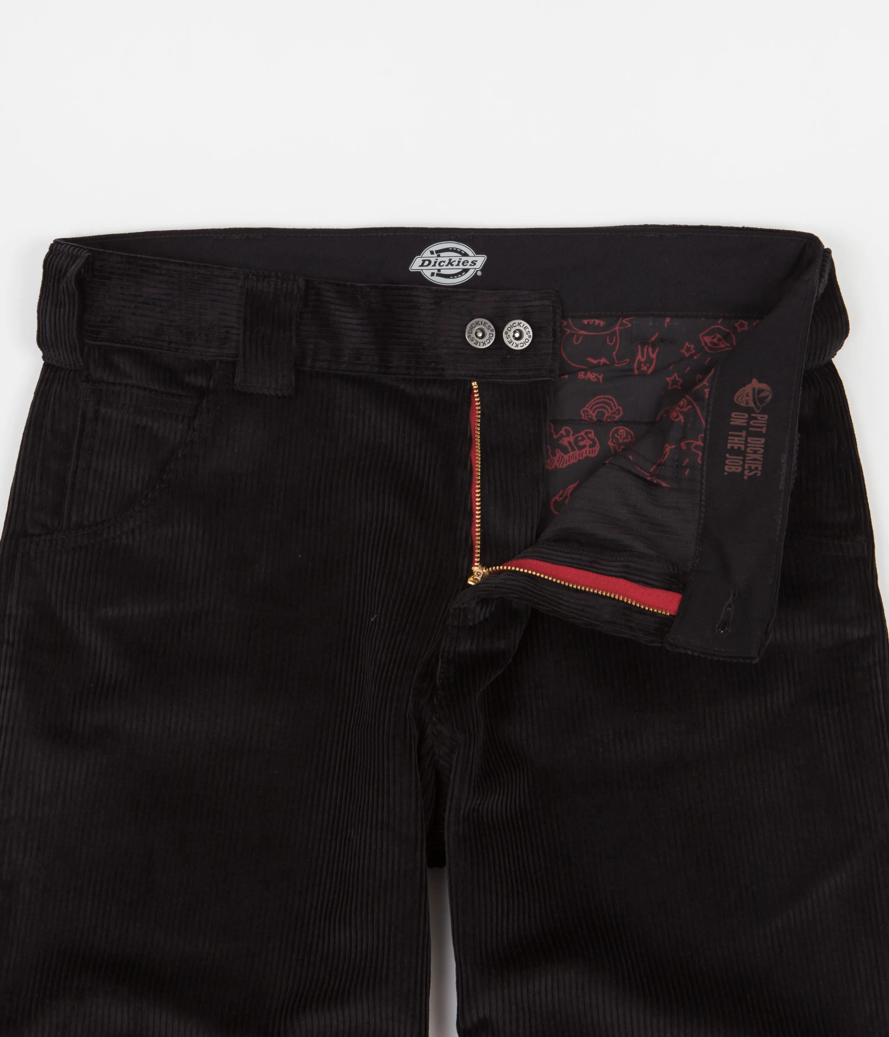 Dickies x Franky Villani Corduroy Double Knee Pants - Black