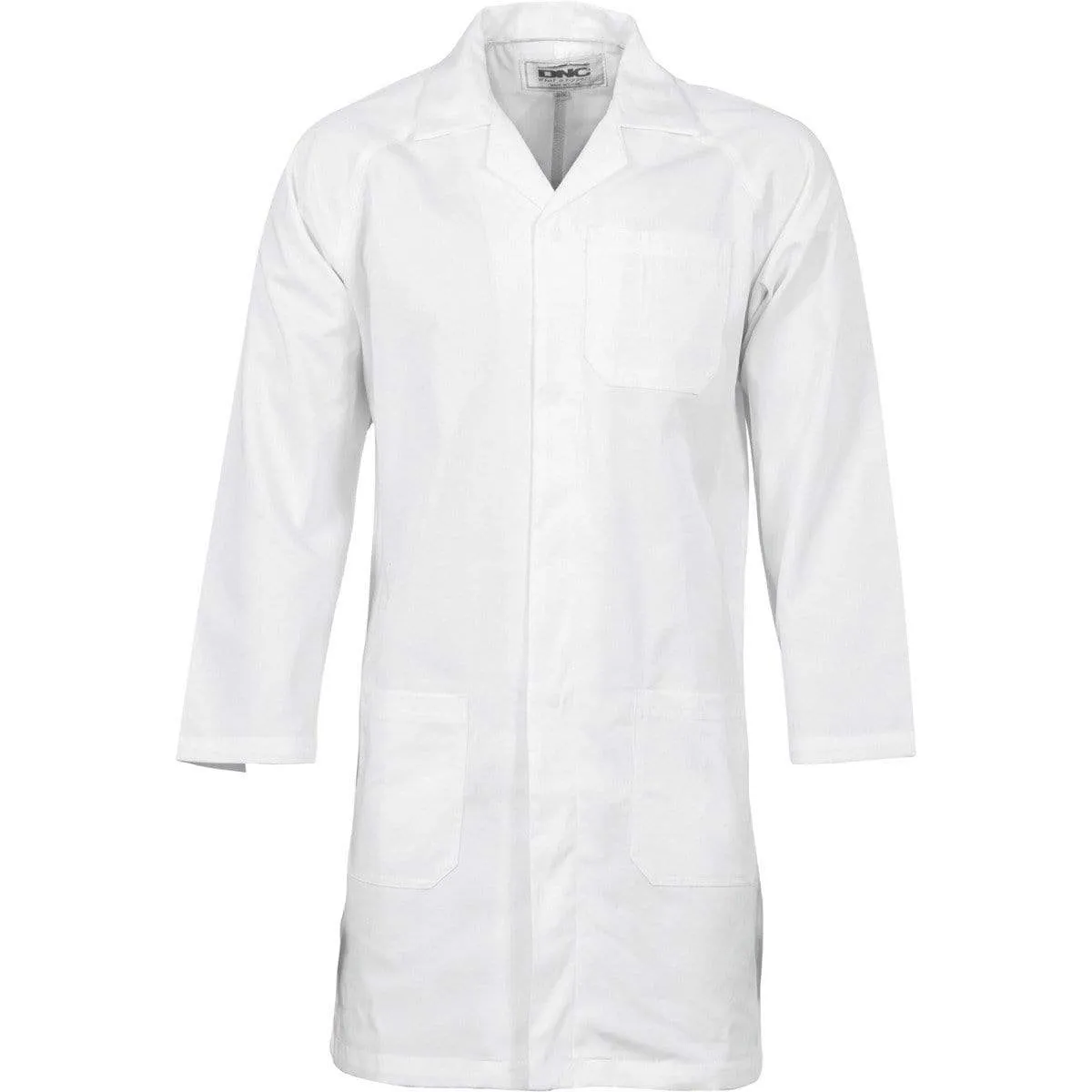 Dnc Workwear 200 Gsm Polyester Cotton Dust Coat (Lab Coat) - 3502