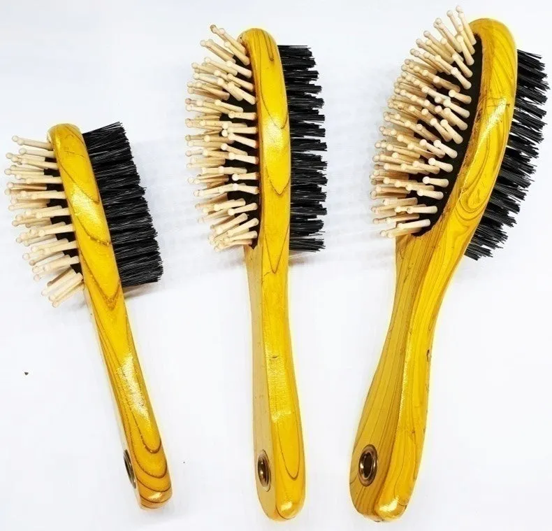 DOUBLE WOODEN BRUSH (wood ends)