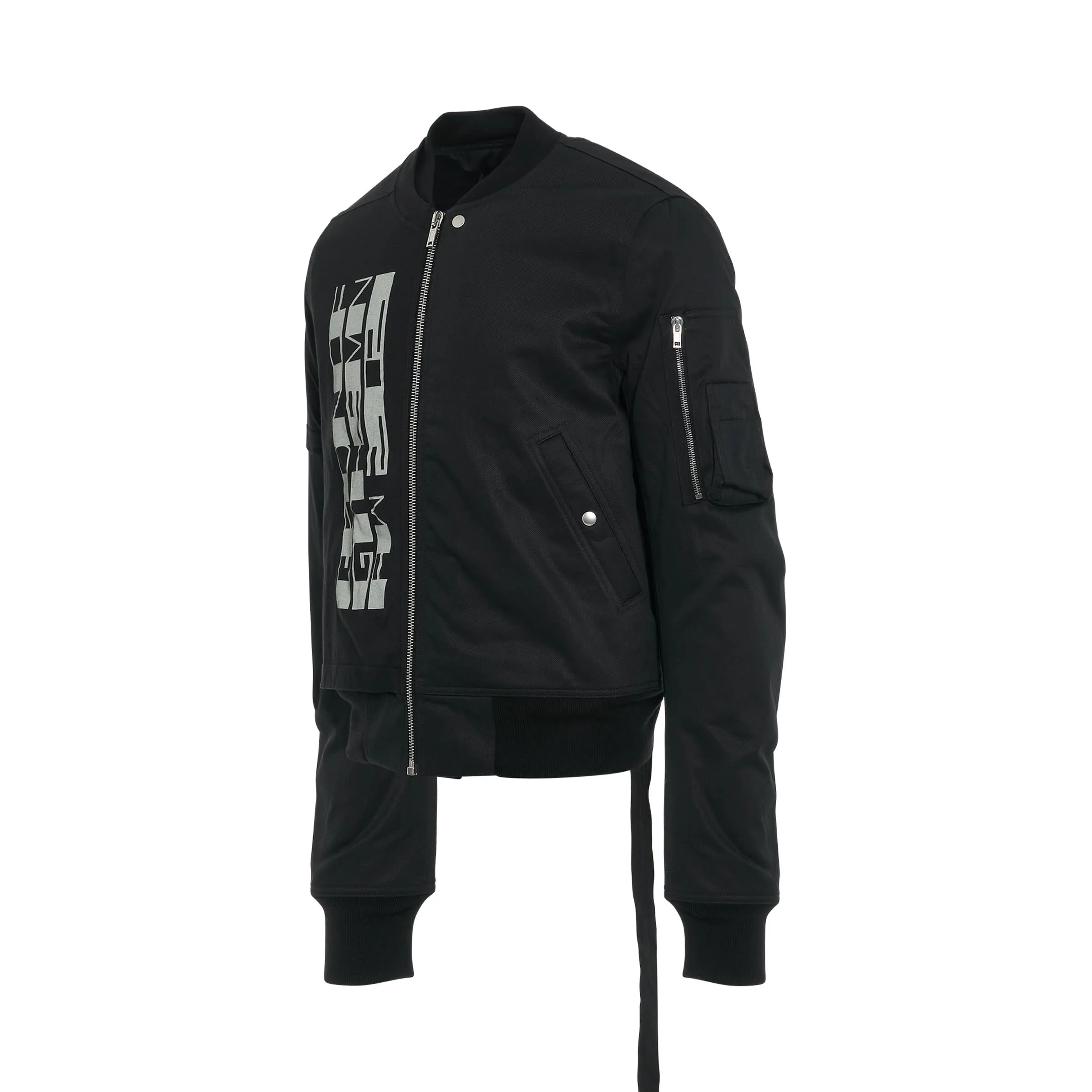 DRKSHDW Flight Padded Bomber Jacket in Black