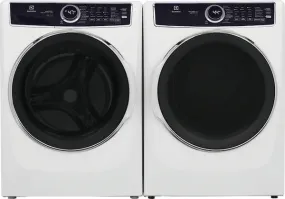 Electrolux White 7637 Series Washer and Gas Dryer Set