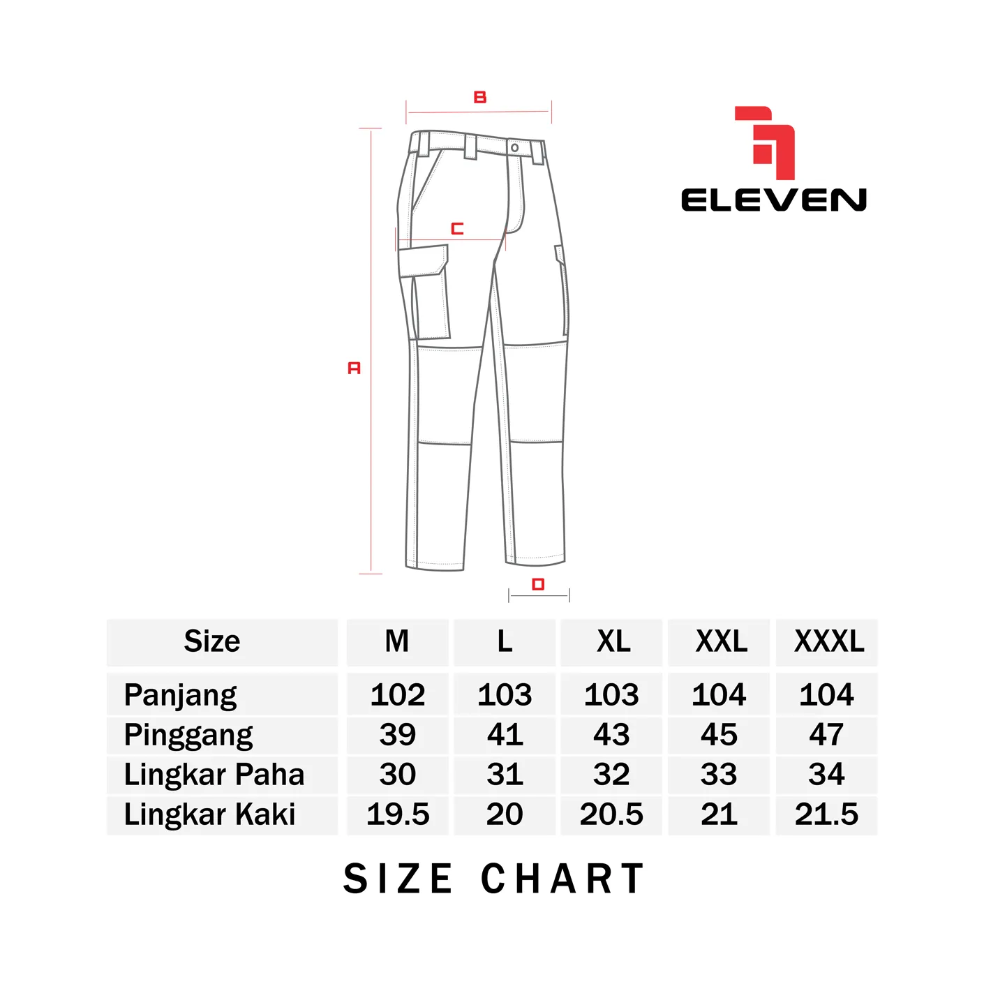 Eleven Celana Panjang Gravel