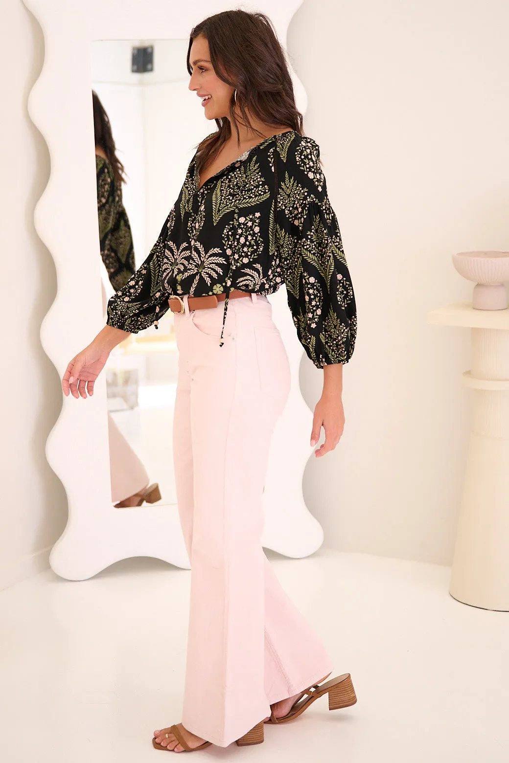 FINAL SALE | Sass Sarah Cord Flare Blush