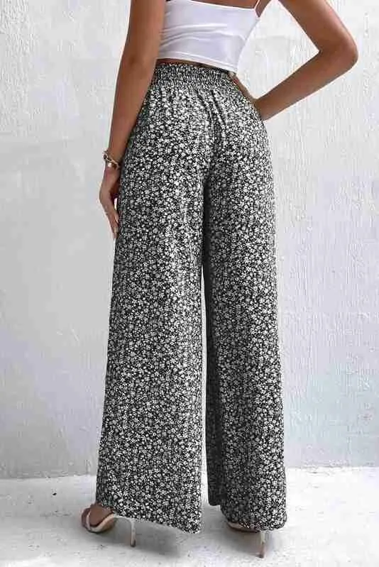 Floral Frenzy Wide Leg Pants