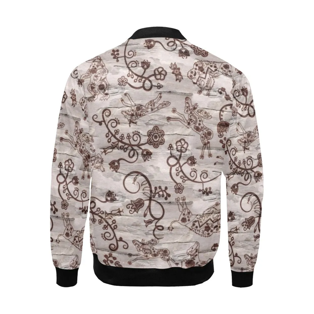 Forest Medley All Over Print Bomber Jacket for Men