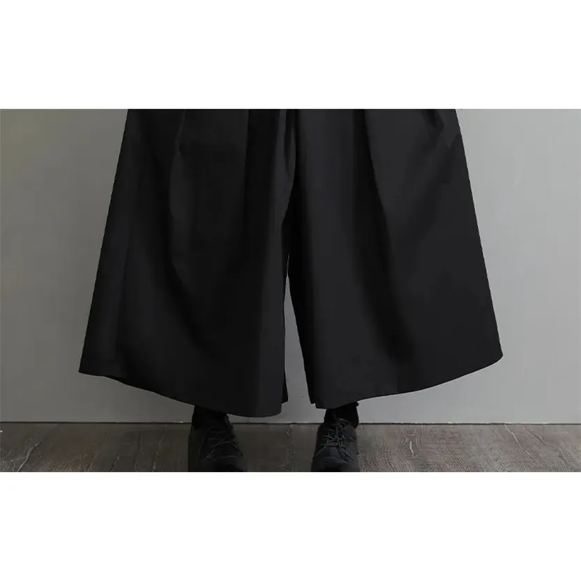 Funki Buys | Skirts | Men's Women's Gothic Wide Leg Pant Skirts