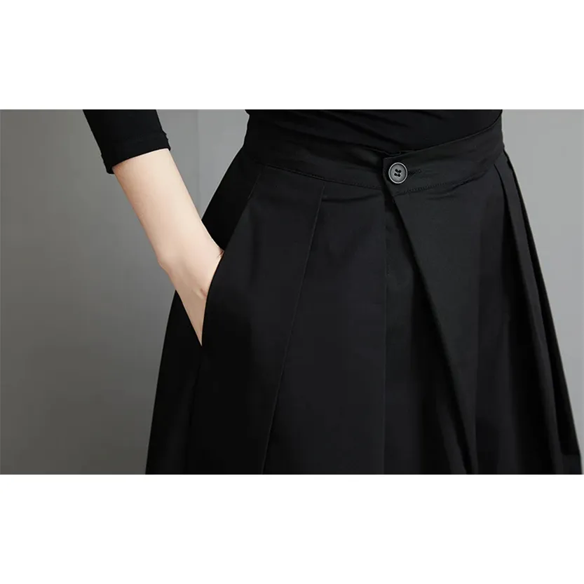 Funki Buys | Skirts | Men's Women's Gothic Wide Leg Pant Skirts