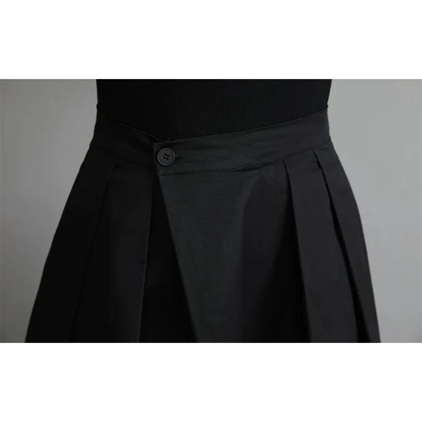 Funki Buys | Skirts | Men's Women's Gothic Wide Leg Pant Skirts