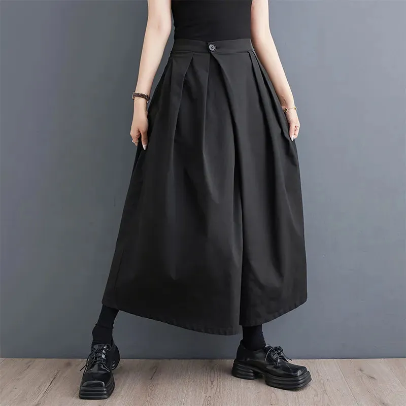 Funki Buys | Skirts | Men's Women's Gothic Wide Leg Pant Skirts