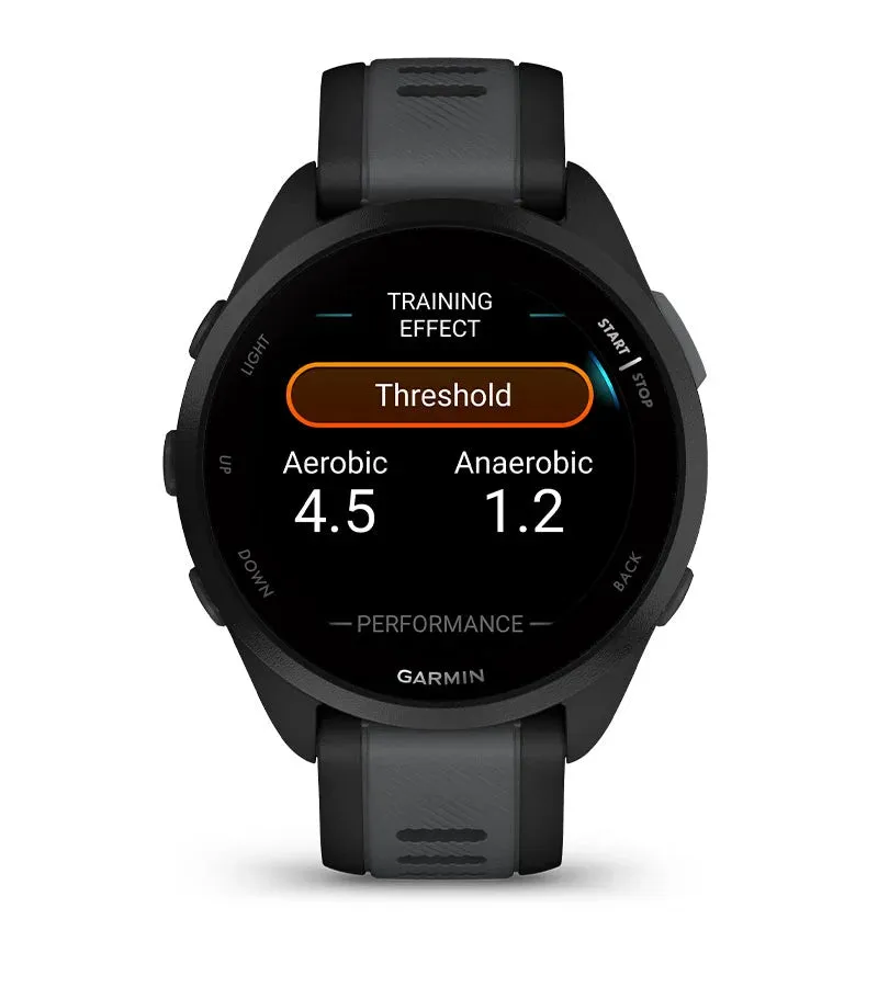 Garmin Forerunner® 165 GPS Smartwatch, Black/Slate Gray