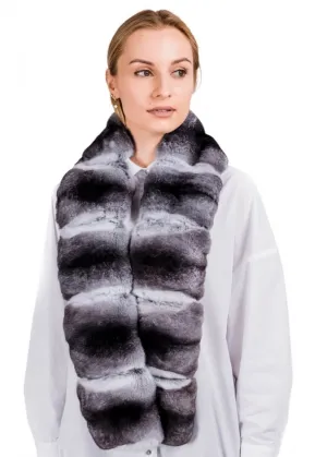 Genuine Chinchilla Fur Scarf