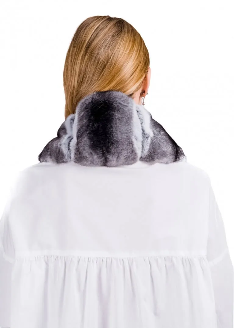 Genuine Chinchilla Fur Scarf