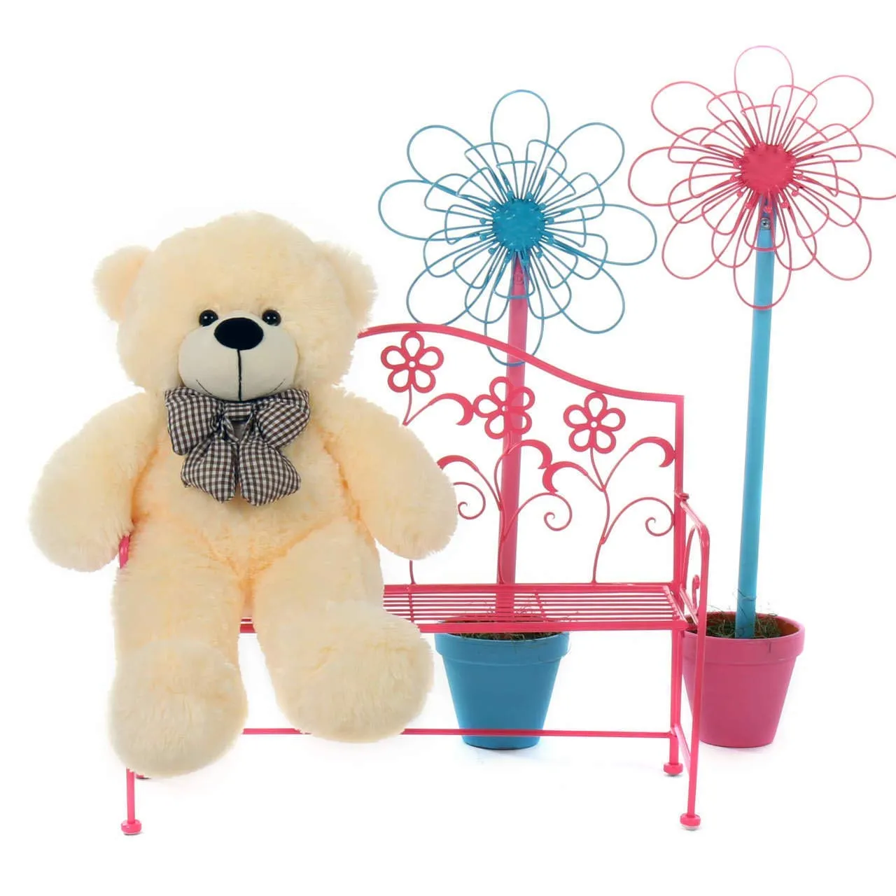 HUG 'n' FEEL SOFT TOYS Teddy Bear 3 feet, Soft Toys, Birthday Gift for Girls Plush & Stuffed Toys